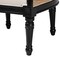 Bali & Pari Elizette Traditional French Beige Fabric and Black Finished Wood Accent Chair 238-13384-ZORO - alternate 9